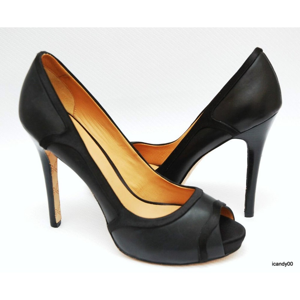 L.A.M.B. LAMB Leighton Open Toe High Heel Platform Pump 9.5 $275 New